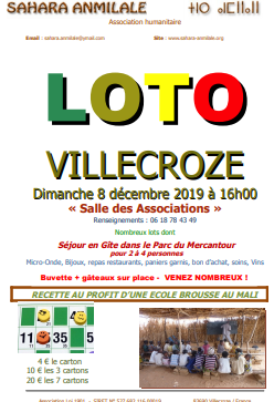 Loto à Villecroze 2019