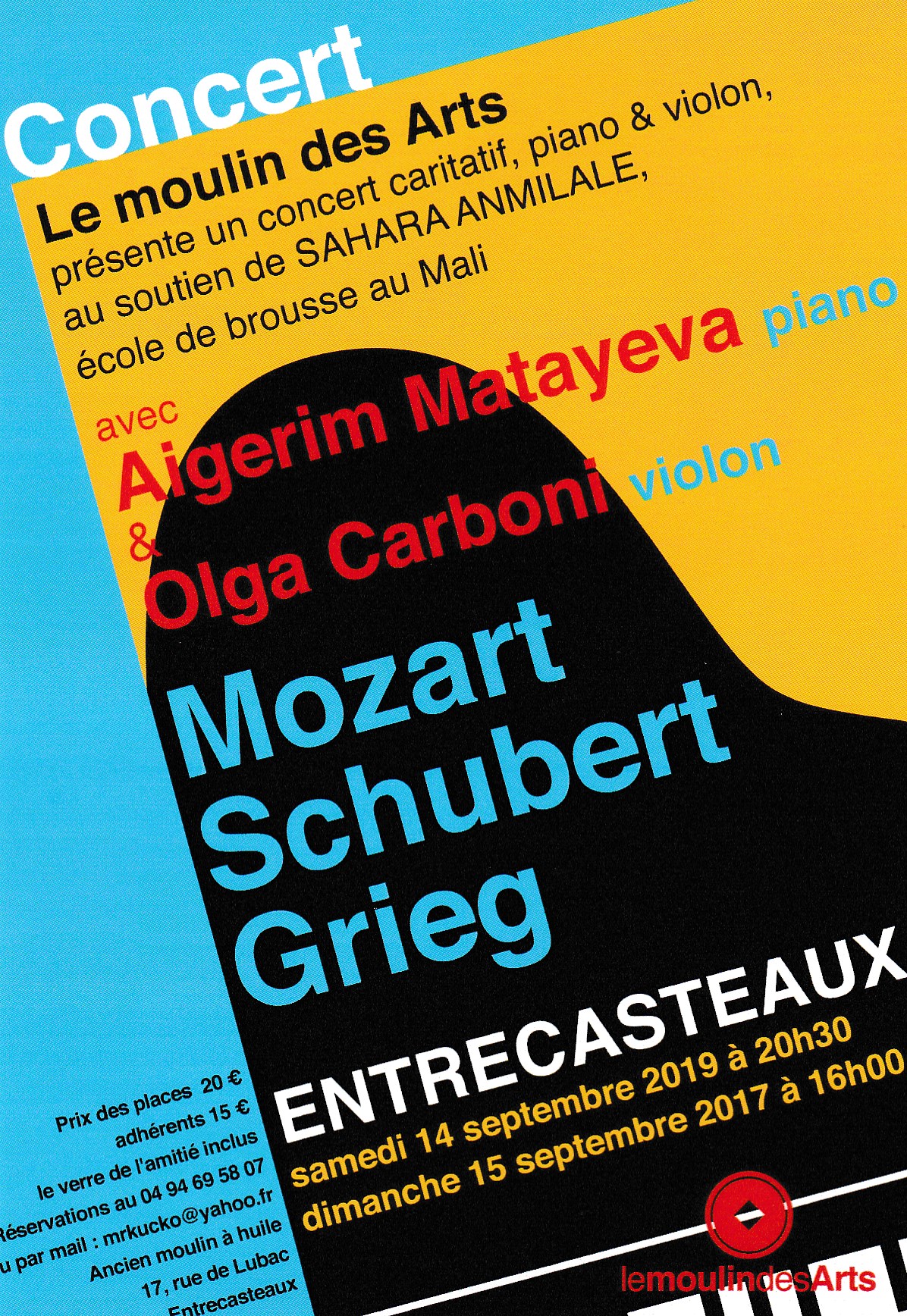 Concert 2019 au Moulin des Arts